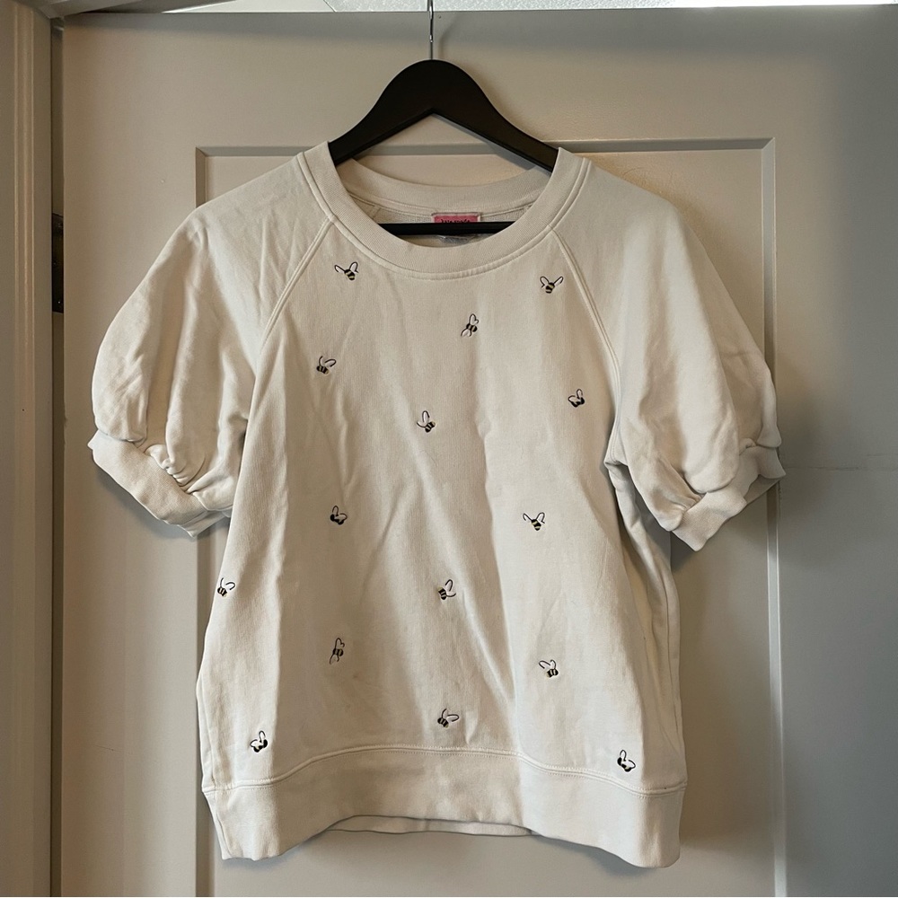 Kate Spade embroidered bee sweatshirt